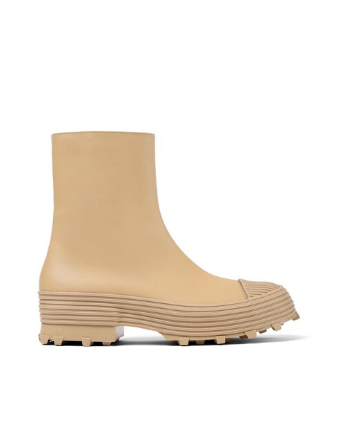 Imagem 0 de Botas Unissexo em Pele - Bege