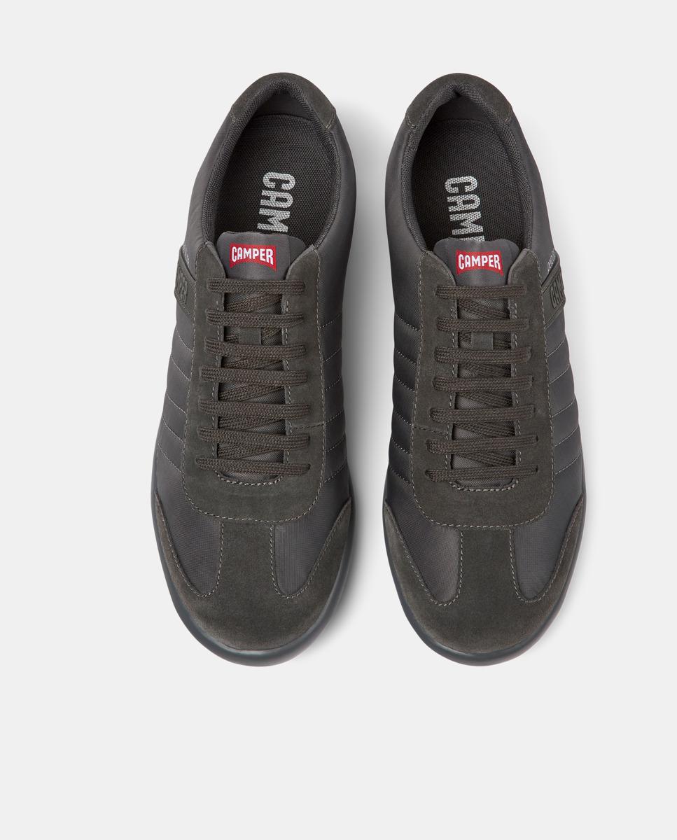 Sapatilhas Desportivas Lisas com Atacadores Cinzento-3