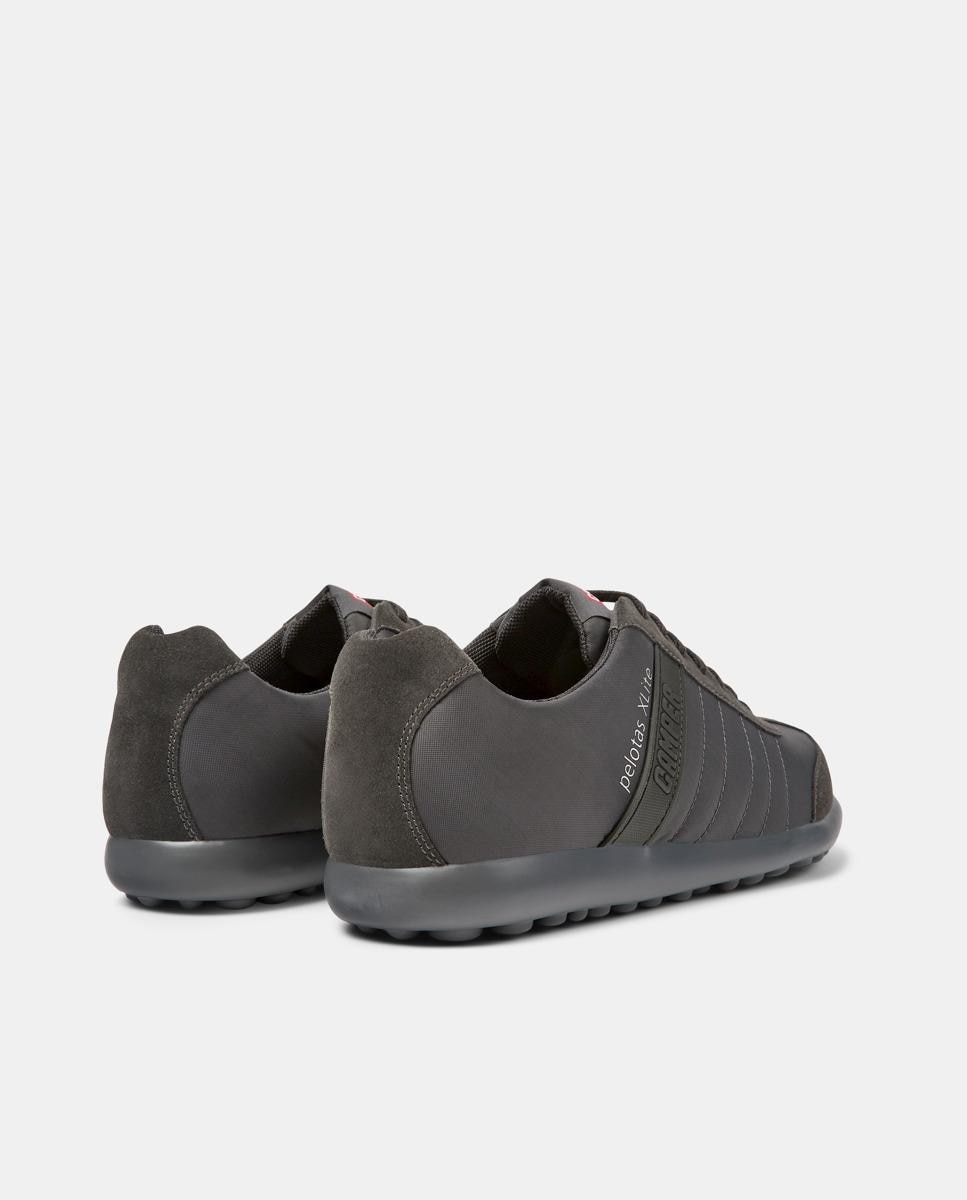 Sapatilhas Desportivas Lisas com Atacadores Cinzento-4