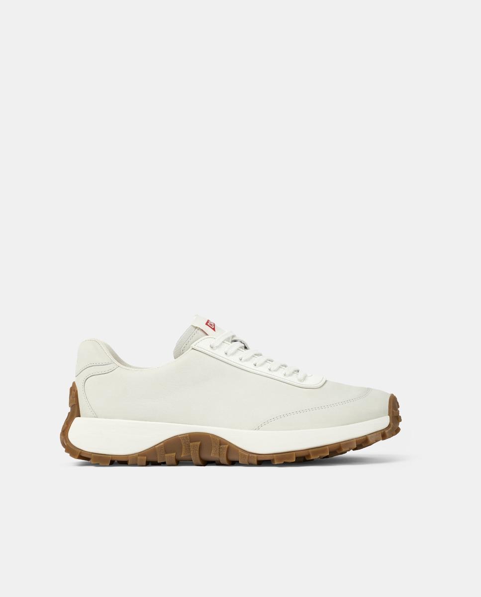 Sapatilhas de Pele Drift Trail com Atacadores Branco-1