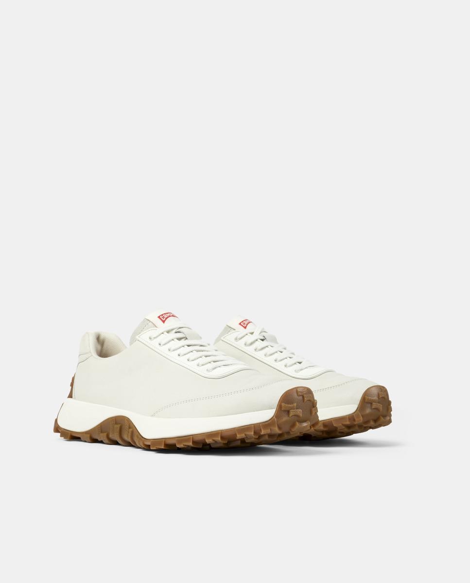 Sapatilhas de Pele Drift Trail com Atacadores Branco-2