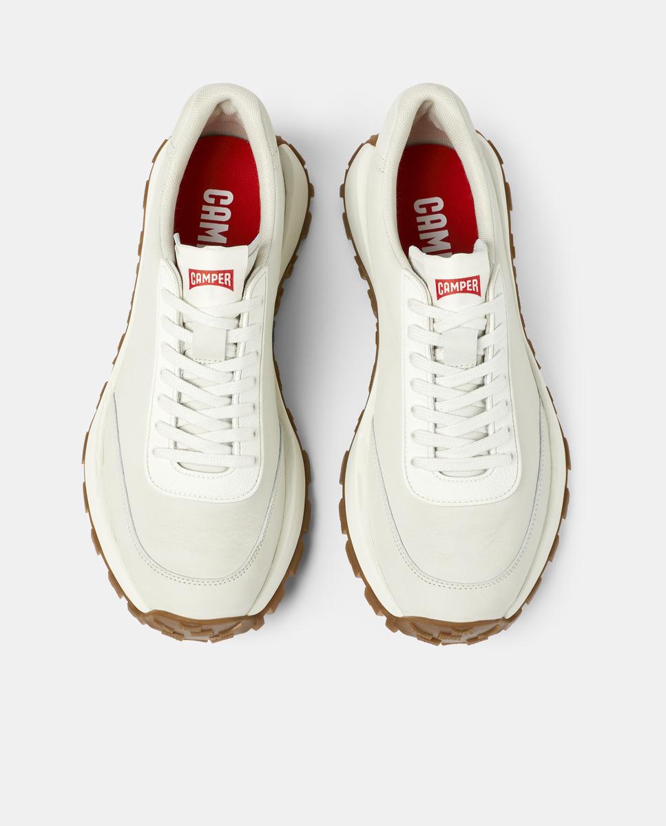 Sapatilhas de Pele Drift Trail com Atacadores Branco-3