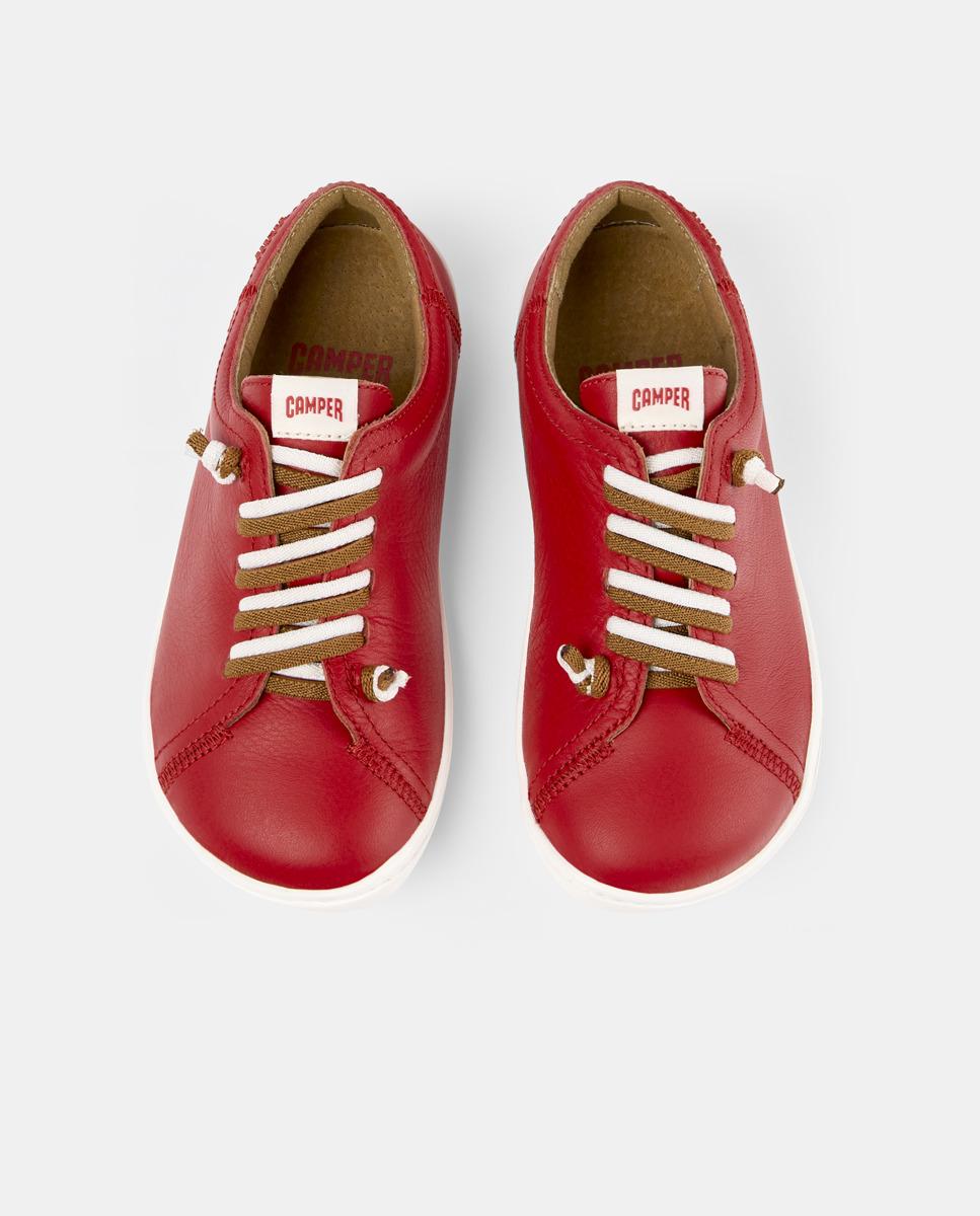 Sapatilhas Peu Cami com Atacadores Camper Vermelho-3