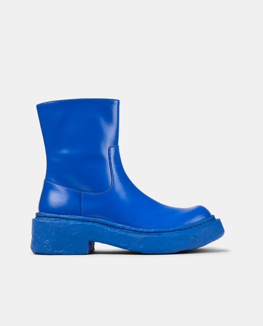 Imagem 0 de Botas Unissexo de Pele de Cano Baixo