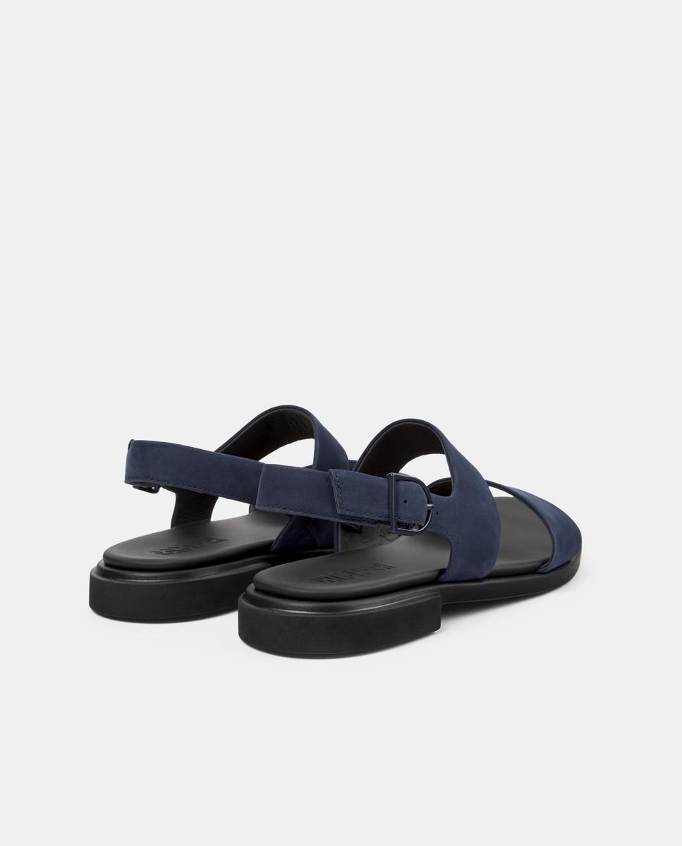 Sandálias de Salto em Pele Edy Azul-4