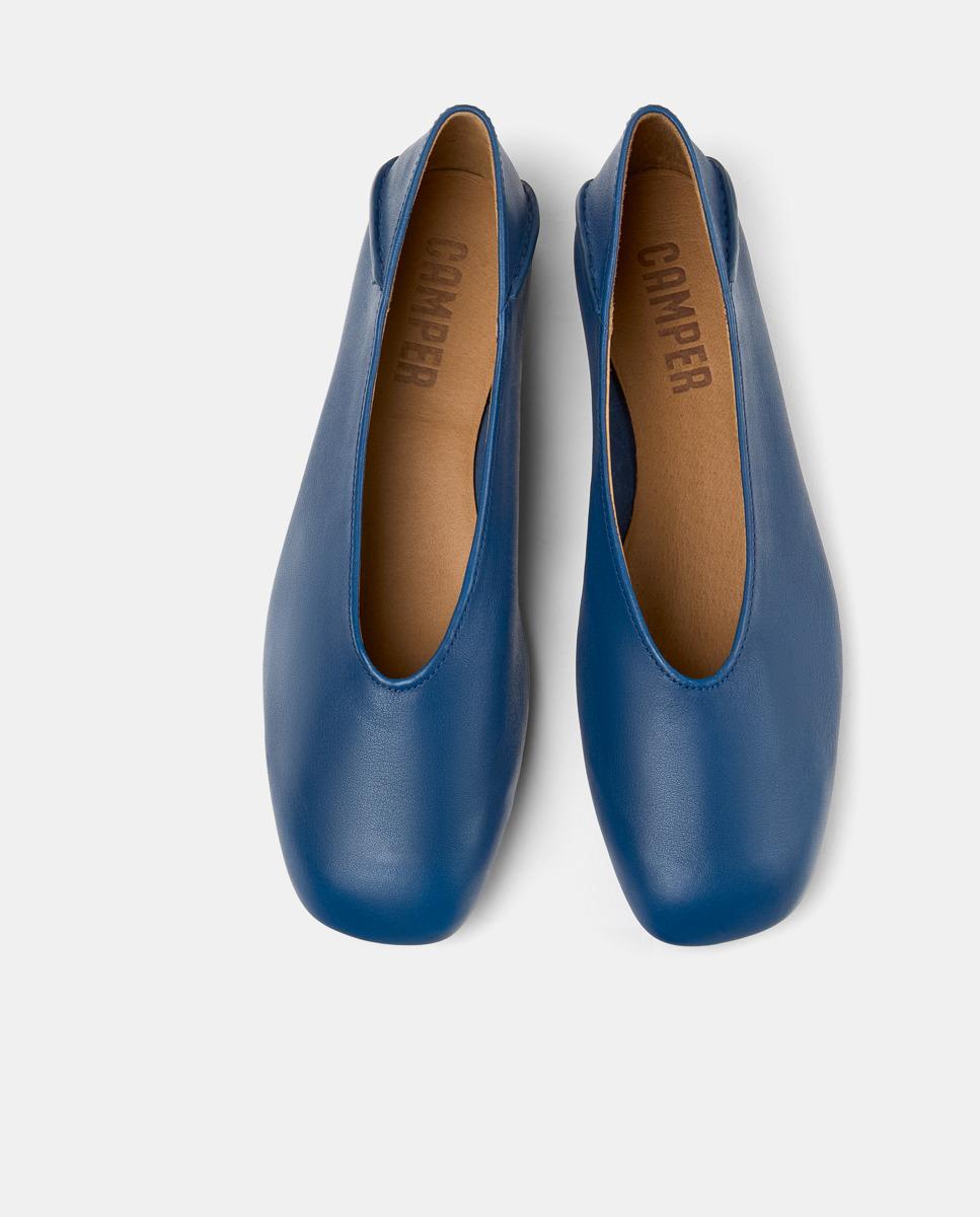 Sabrinas Casi Myra Lisas de Pele Azul-3