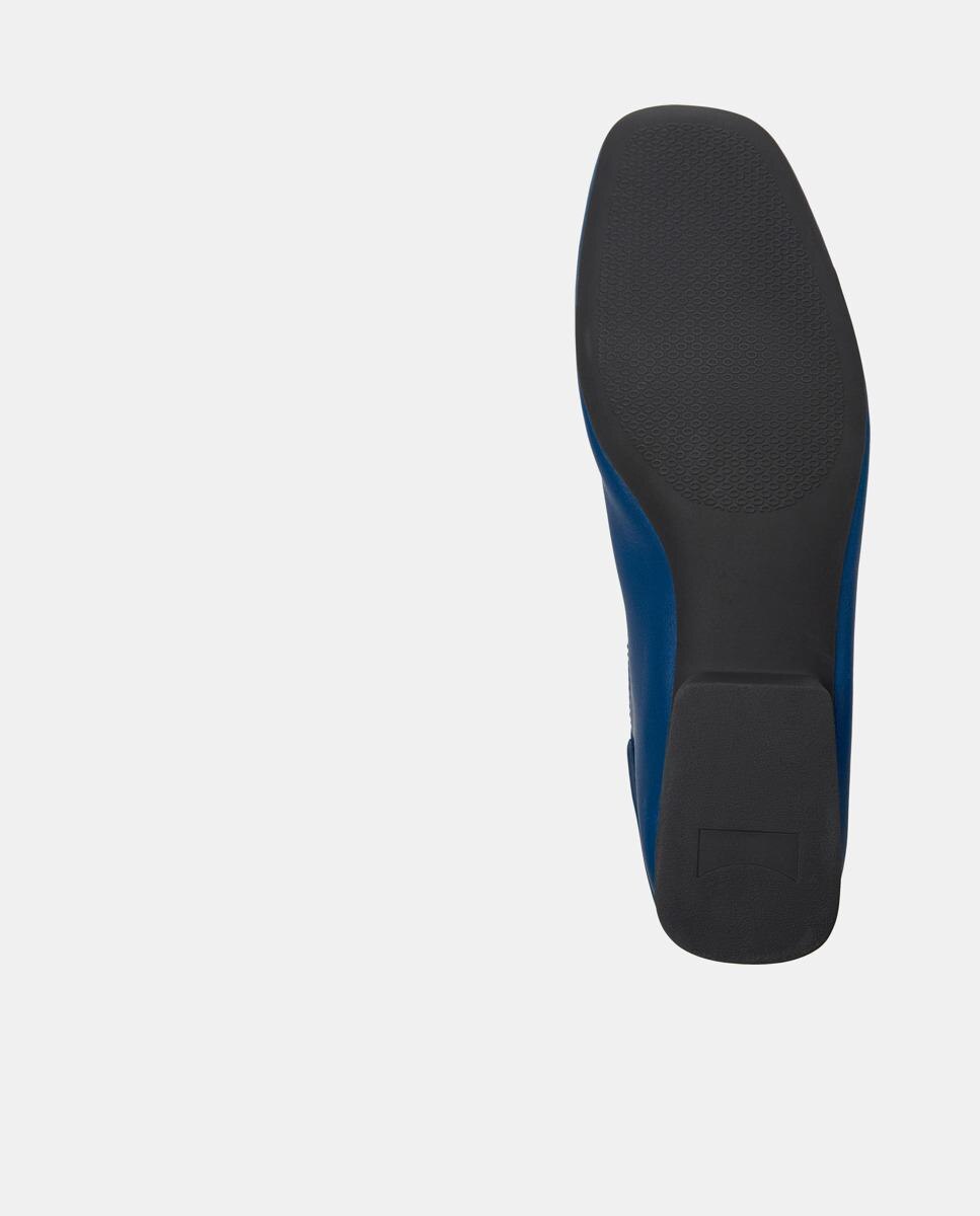 Sabrinas Casi Myra Lisas de Pele Azul-5