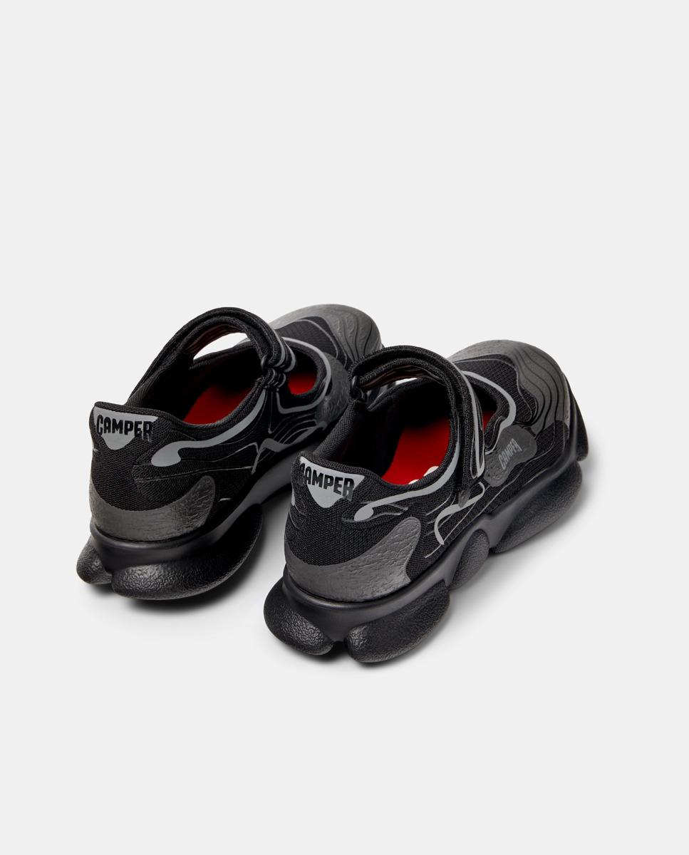 Sapatilhas Karst com Tira Ajustável Preto-4
