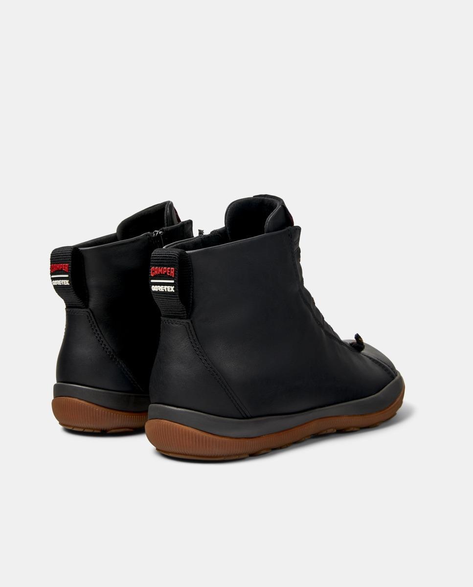 Botins Peu Pista Gm de Pele Preto-3