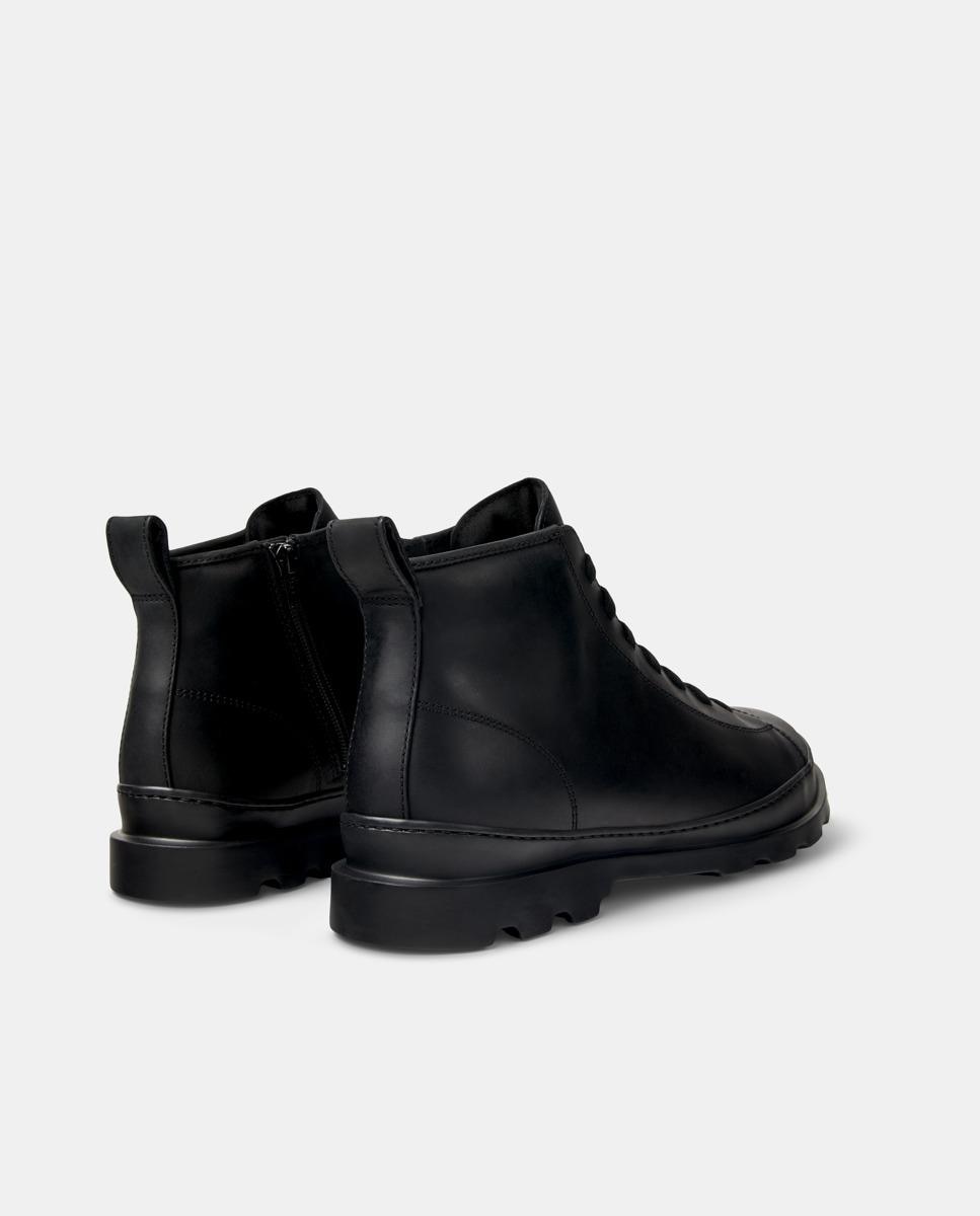 Botins Brutus de Pele Preto-4