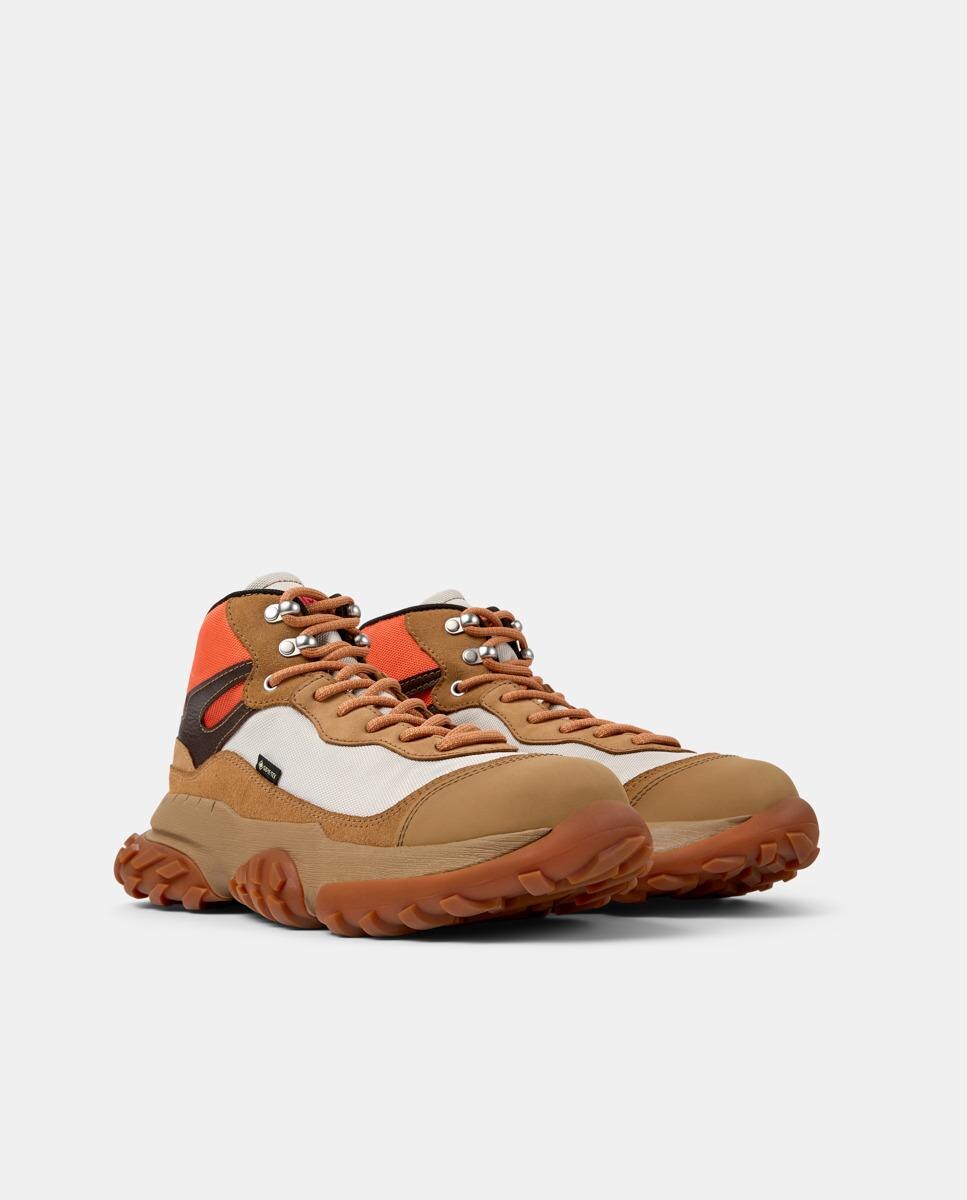 Botins Karst Trek com Membrana Gore-tex e Sola Vibram Castanho-claro-5
