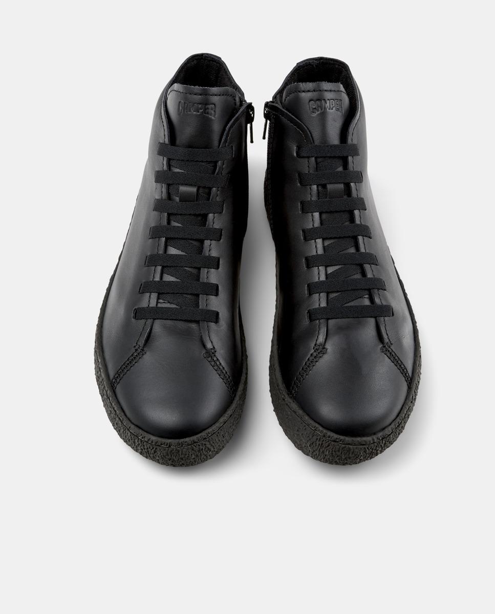 Botins Peu Terreno com Atacadores Preto-2