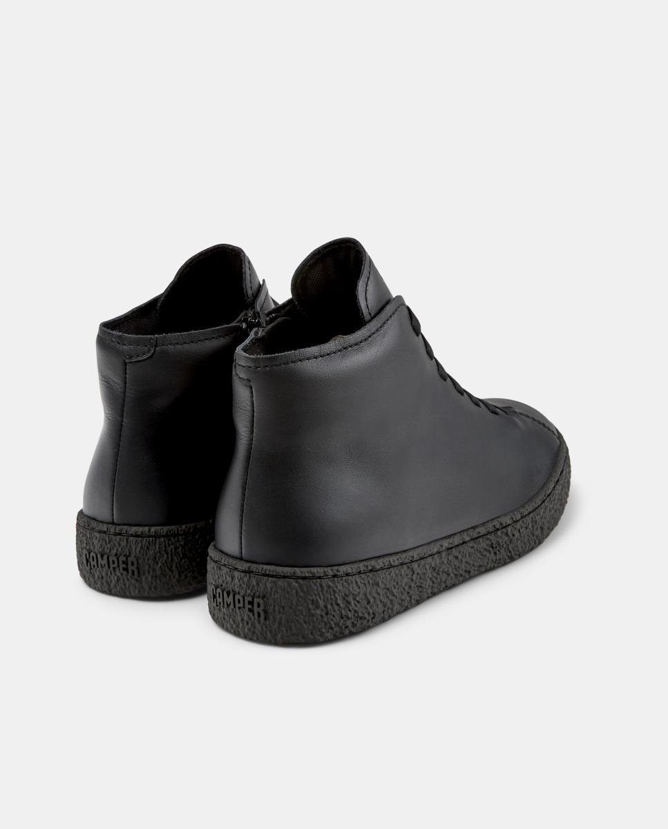 Botins Peu Terreno com Atacadores Preto-3
