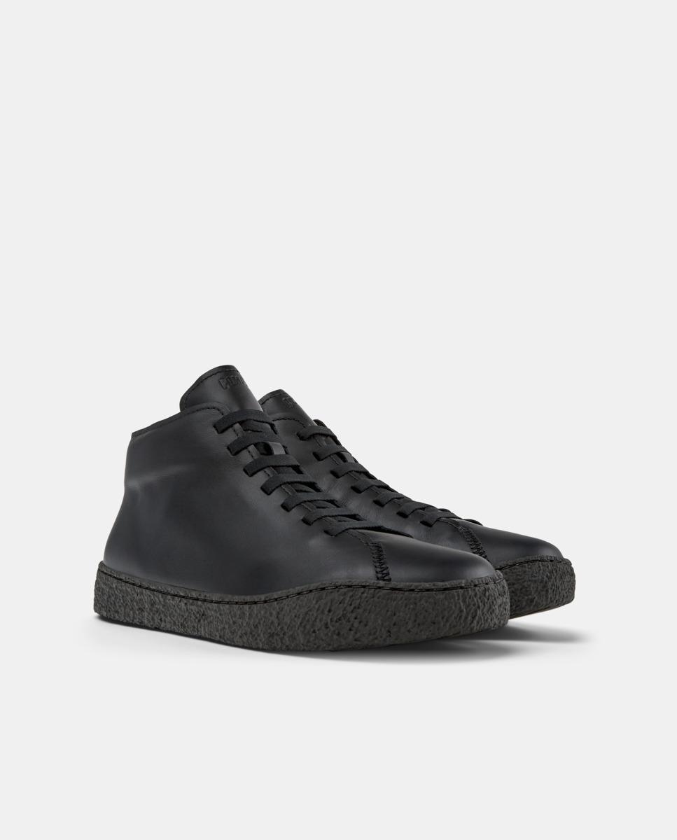 Botins Peu Terreno com Atacadores Preto-5
