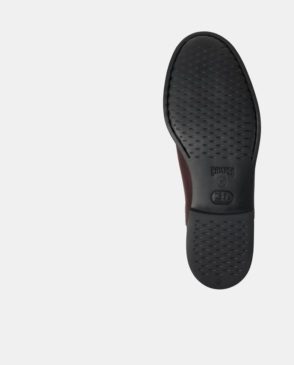Botins Iman de Pele Castanho-4