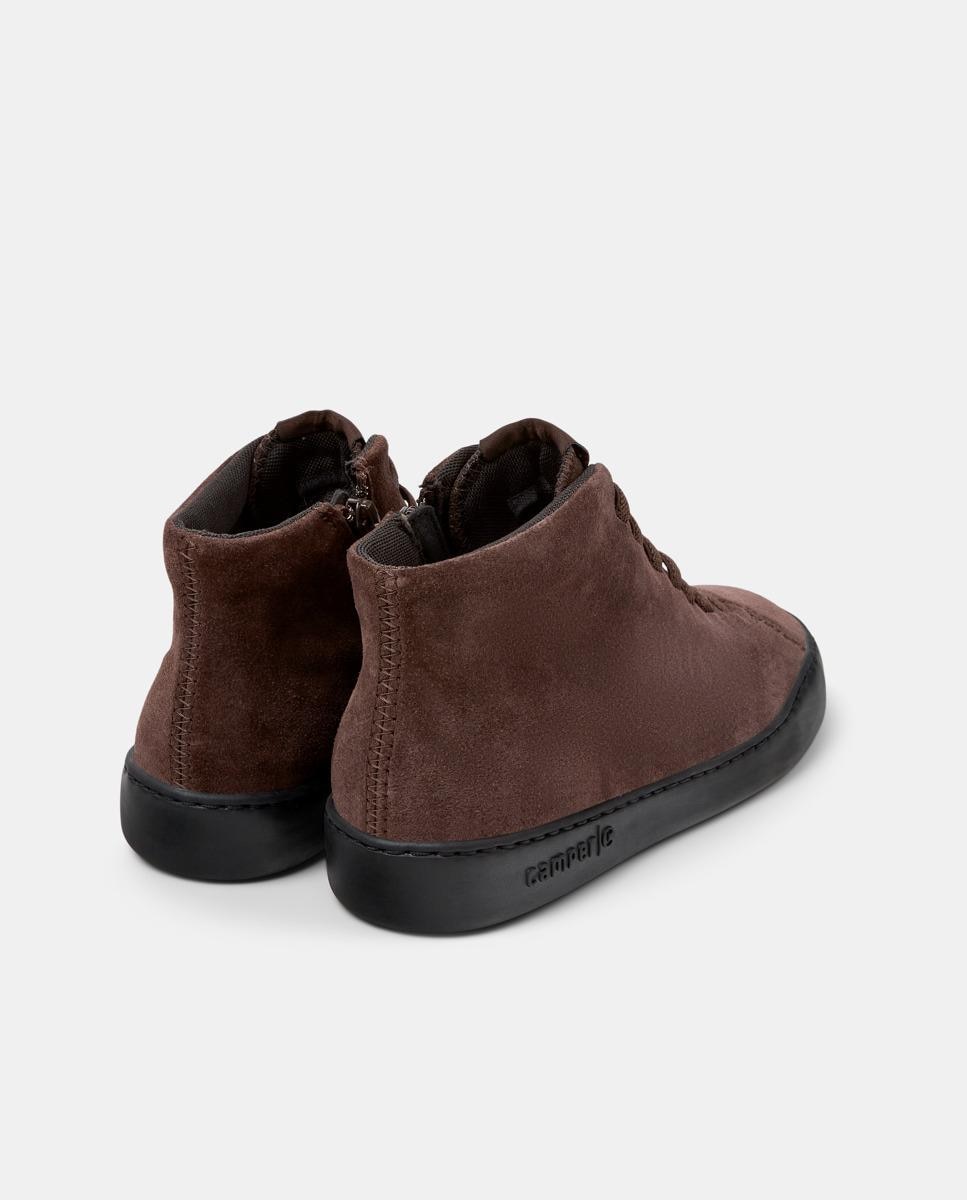 Sapatilhas Desportivas Peu Touring de Pele Castanho-4