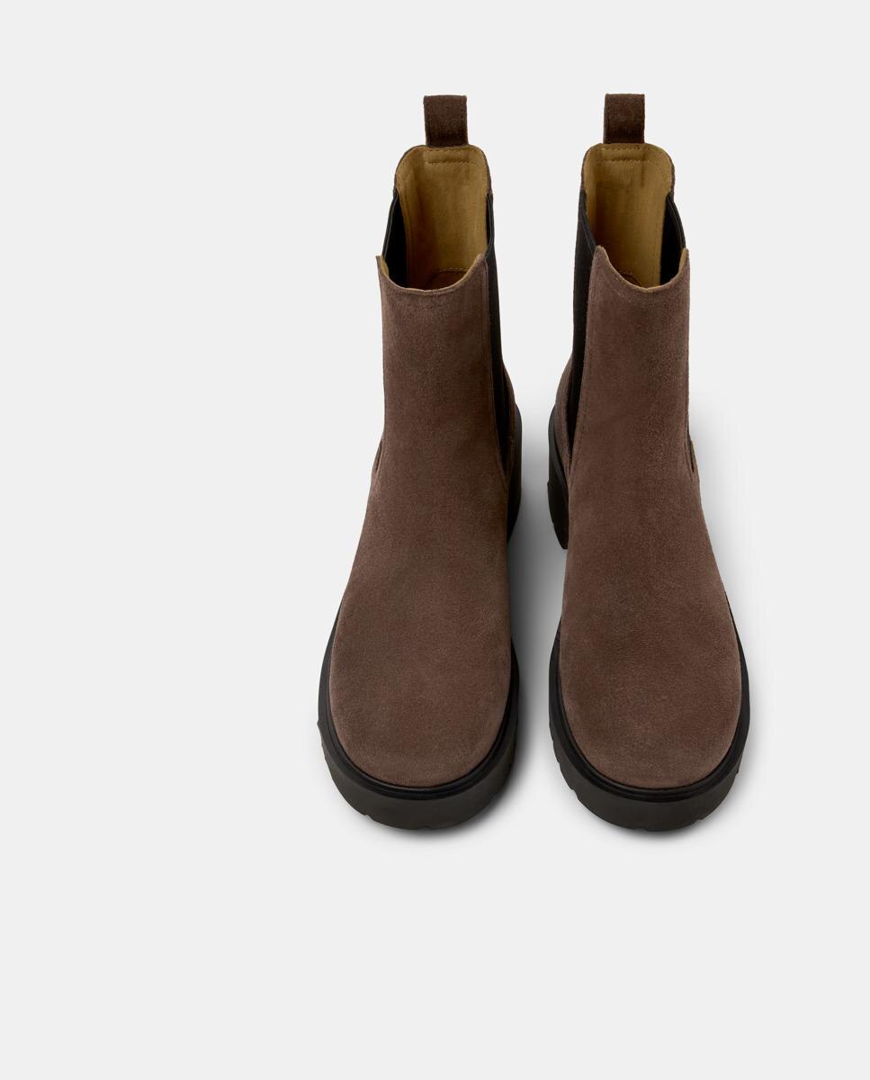 Botins Milah de Pele Castanho-2