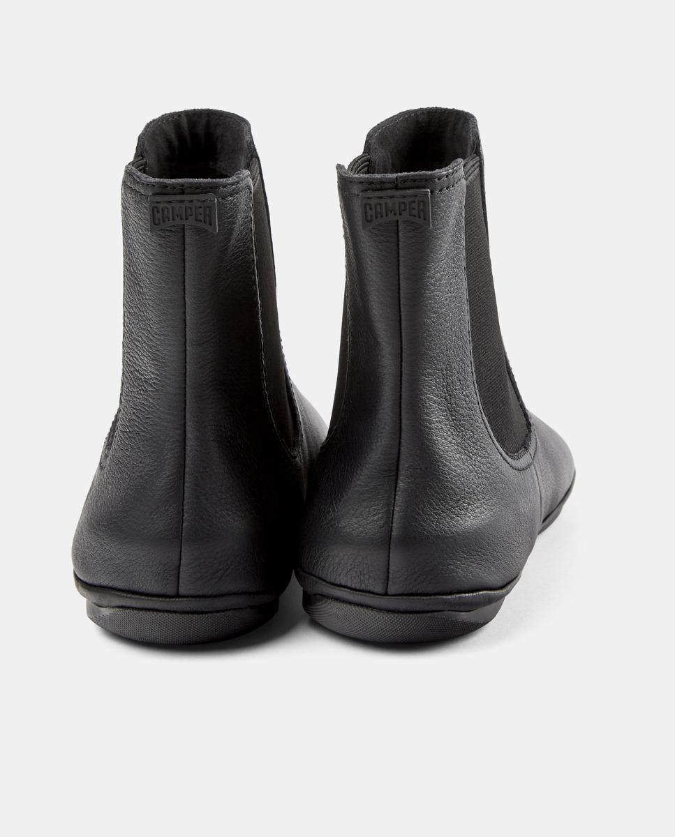 Botins Right Nina de Pele Preto-4