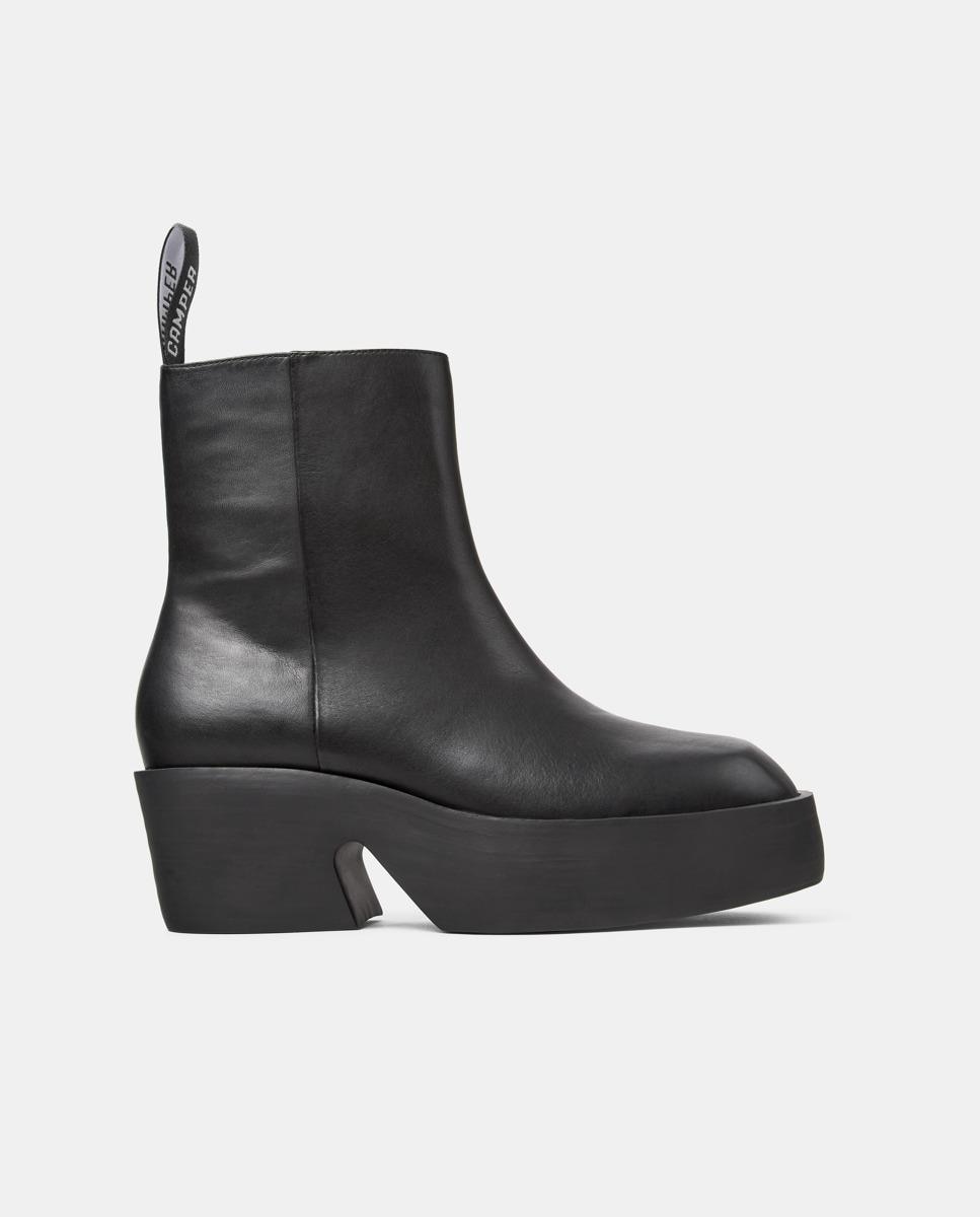 Botins Billie com Salto Preto-1
