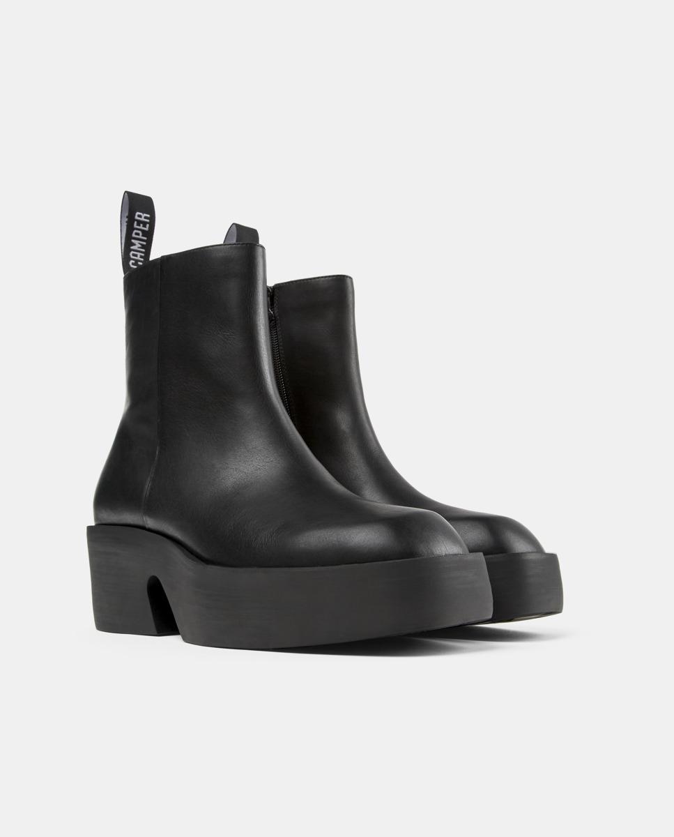 Botins Billie com Salto Preto-2