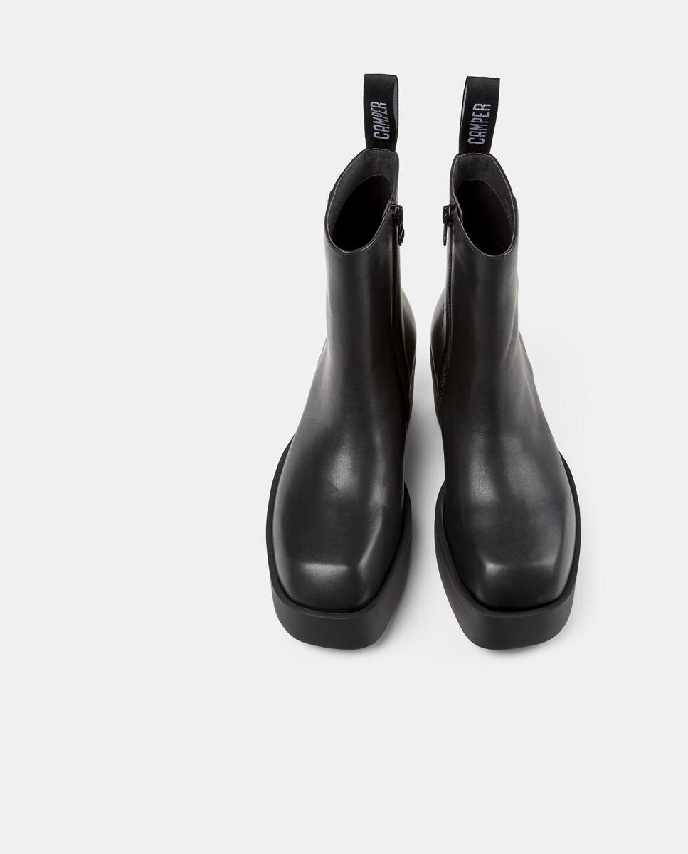 Botins Billie com Salto Preto-3