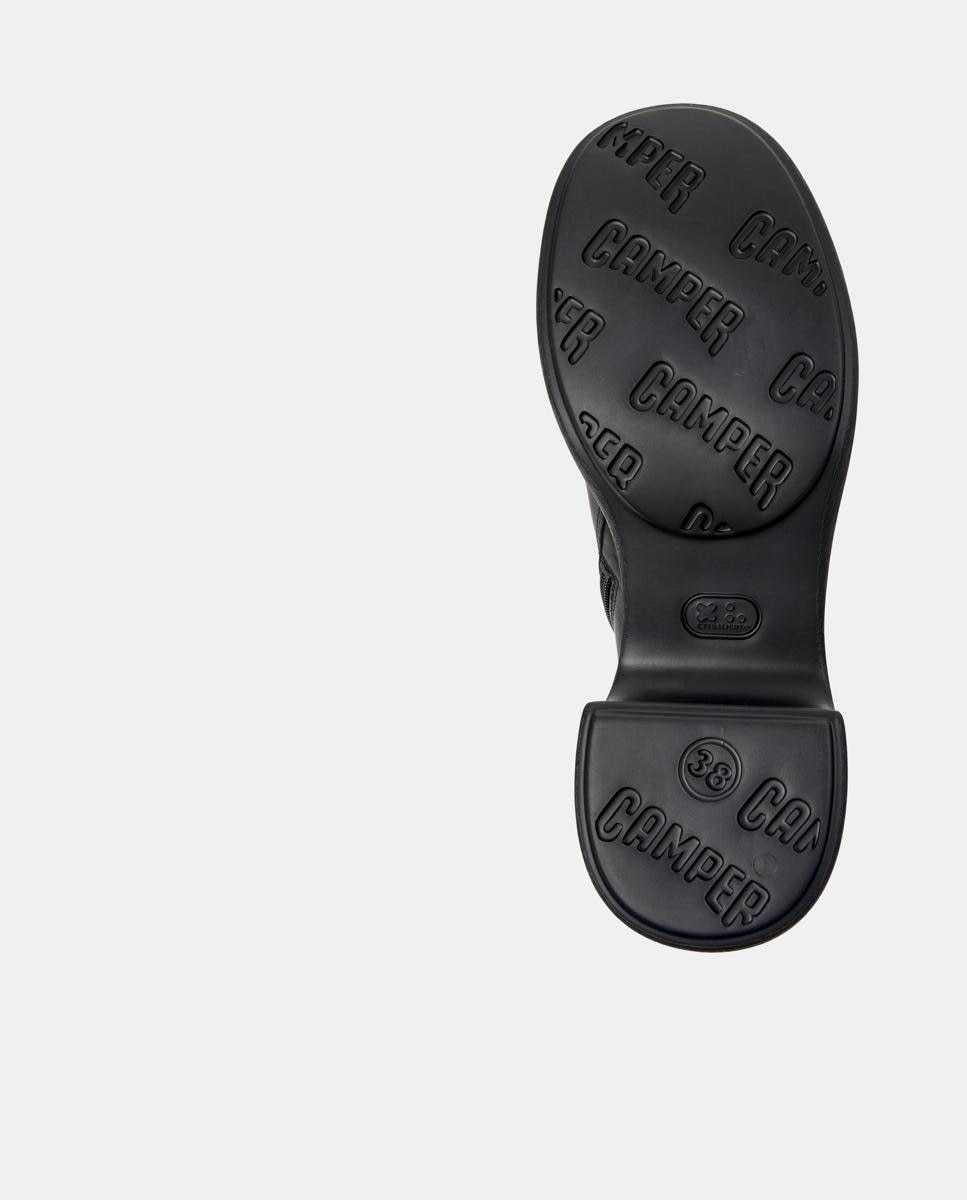 Botins Thelma Ii com Calcanhar Curvilíneo Preto-5