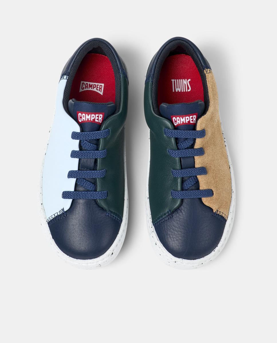 Sapatilhas Desportivas Peu Touring Twins com Atacadores Camper Azul / Branco-3