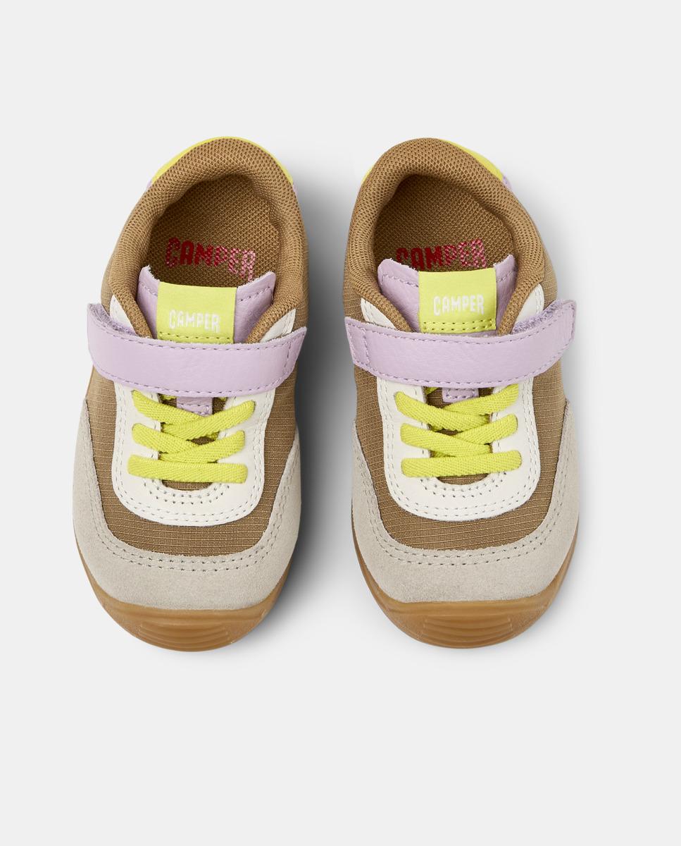 Sapatilhas Desportivas Dadda com Velcro Castanho-3