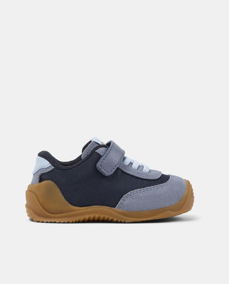 Sapatilhas Desportivas Infantil Dadda com Fecho de Velcro e Atacadores Camper Azul-1