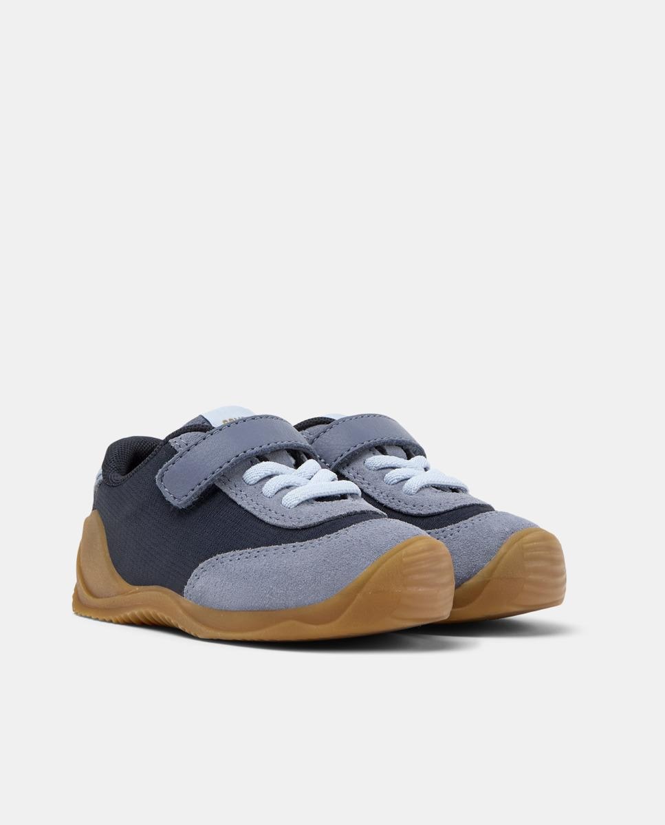 Sapatilhas Desportivas Infantil Dadda com Fecho de Velcro e Atacadores Camper Azul-2