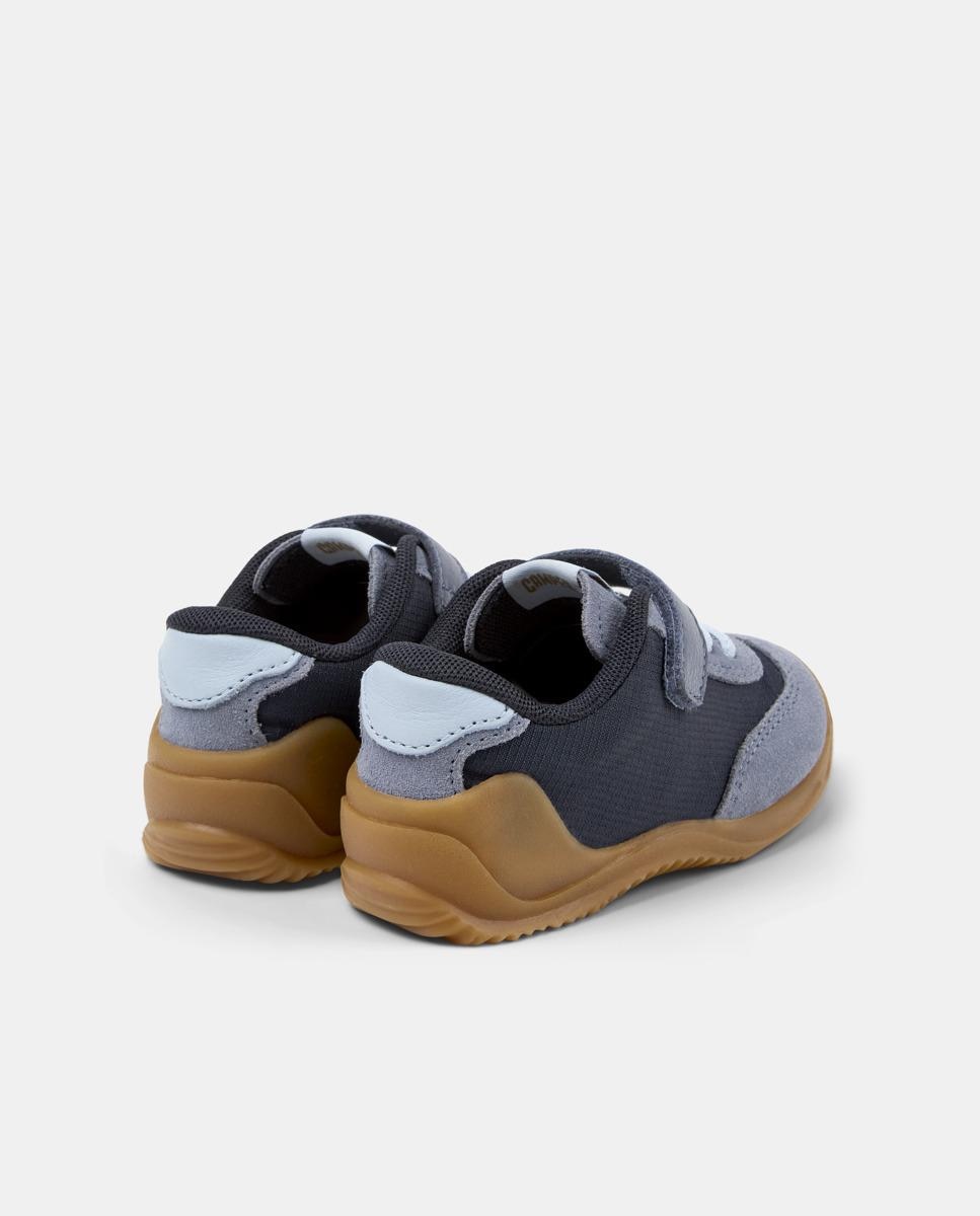 Sapatilhas Desportivas Infantil Dadda com Fecho de Velcro e Atacadores Camper Azul-4