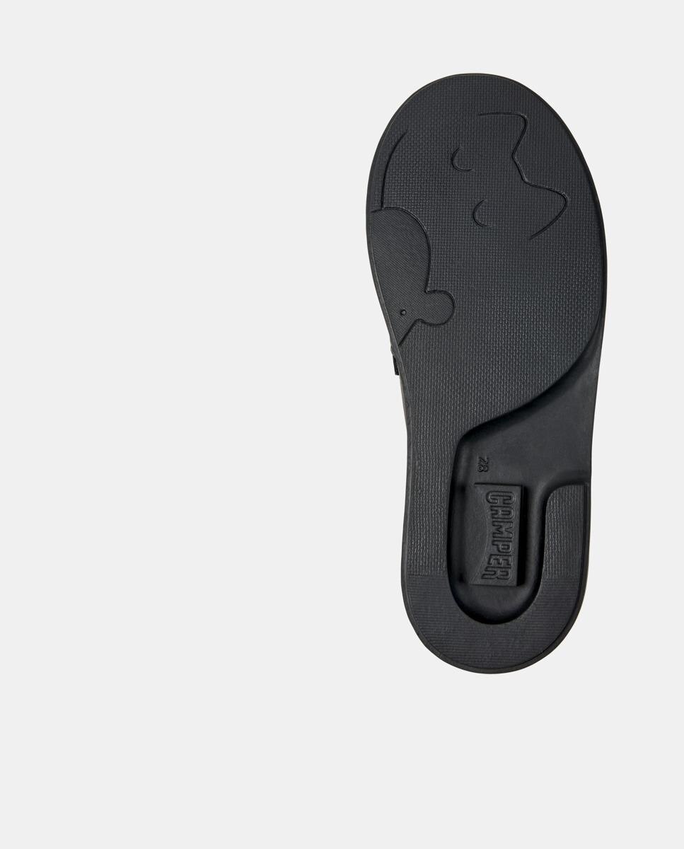 Mocassins Duet de Pele Lisos Camper Preto-5