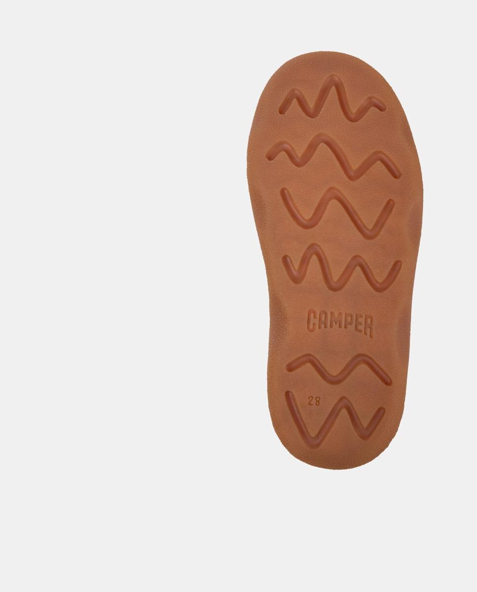 Botins Infantil Kiddo de Pele Camper Castanho-4