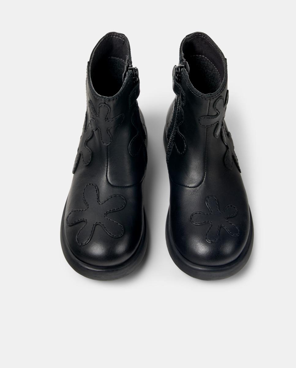 Botas Duet Twins de Pele Camper Pretos-2