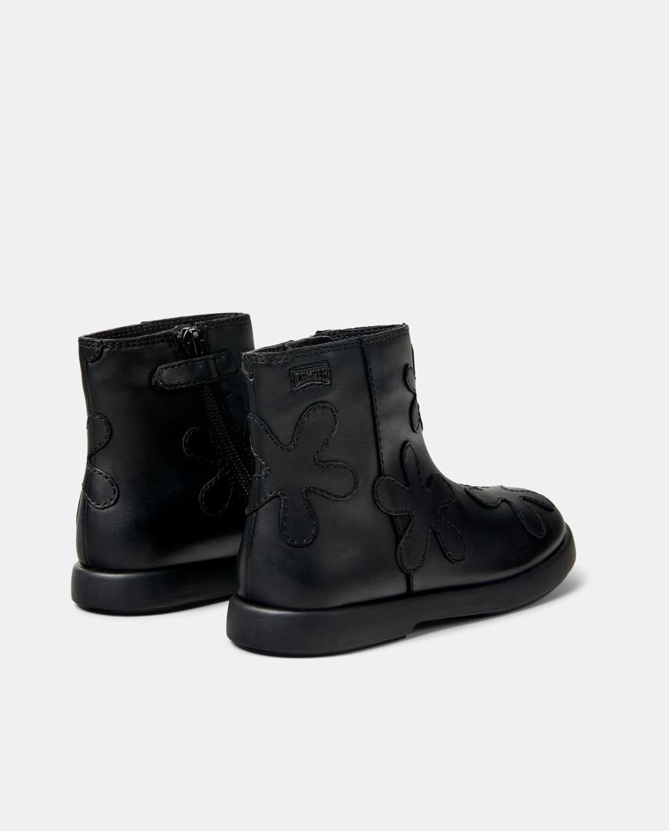 Botas Duet Twins de Pele Camper Pretos-3