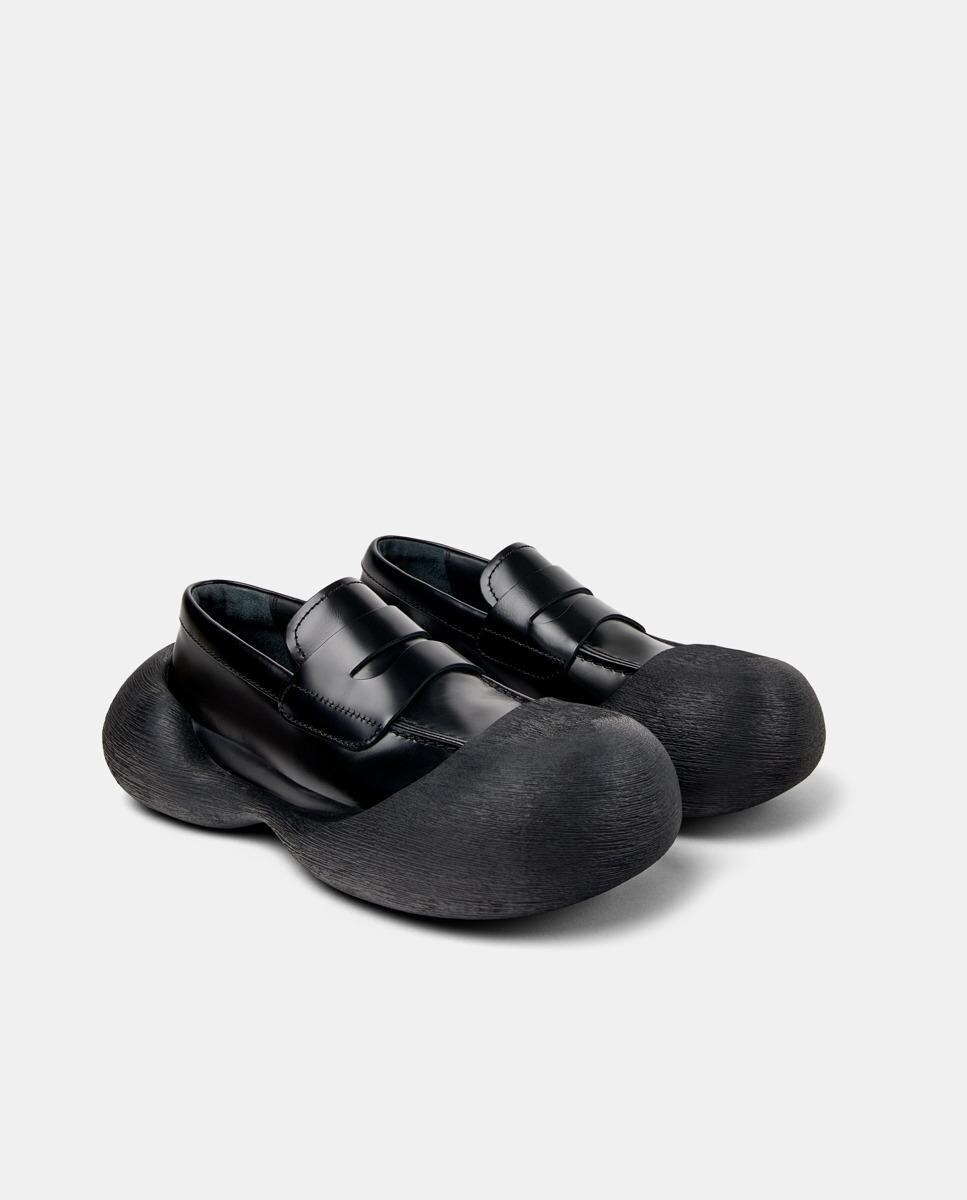 Mocassins Caramba com Sola Ultraligeira e Biqueira Redonda Preto-2