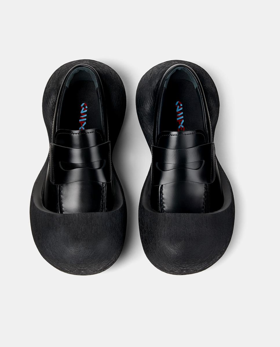 Mocassins Caramba com Sola Ultraligeira e Biqueira Redonda Preto-3