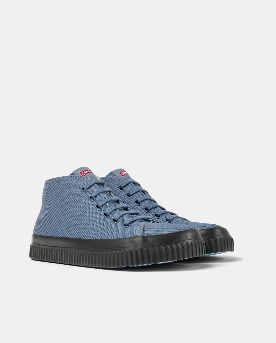Botins Peu Roda com Atacadores Cinzento-2