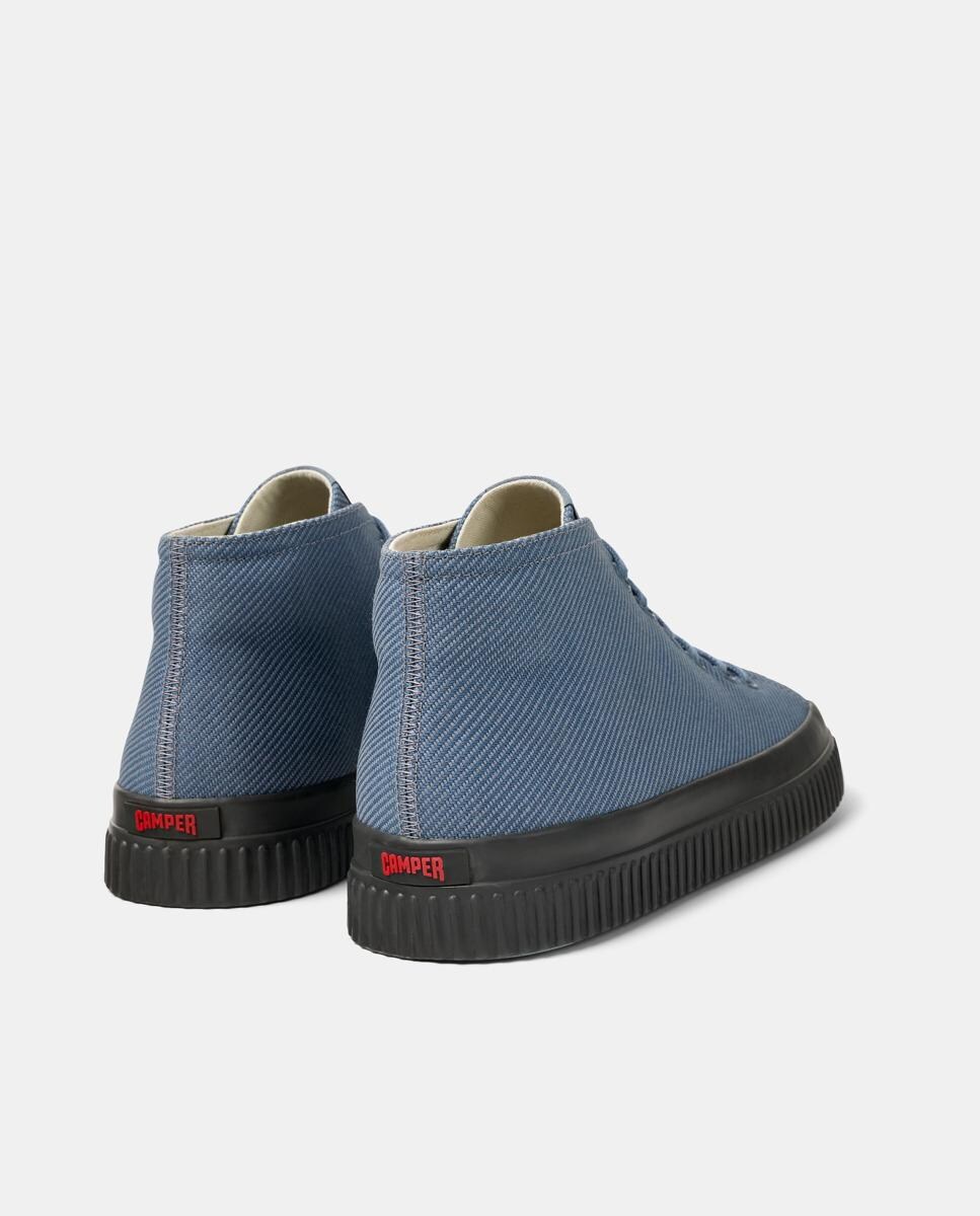 Botins Peu Roda com Atacadores Cinzento-4