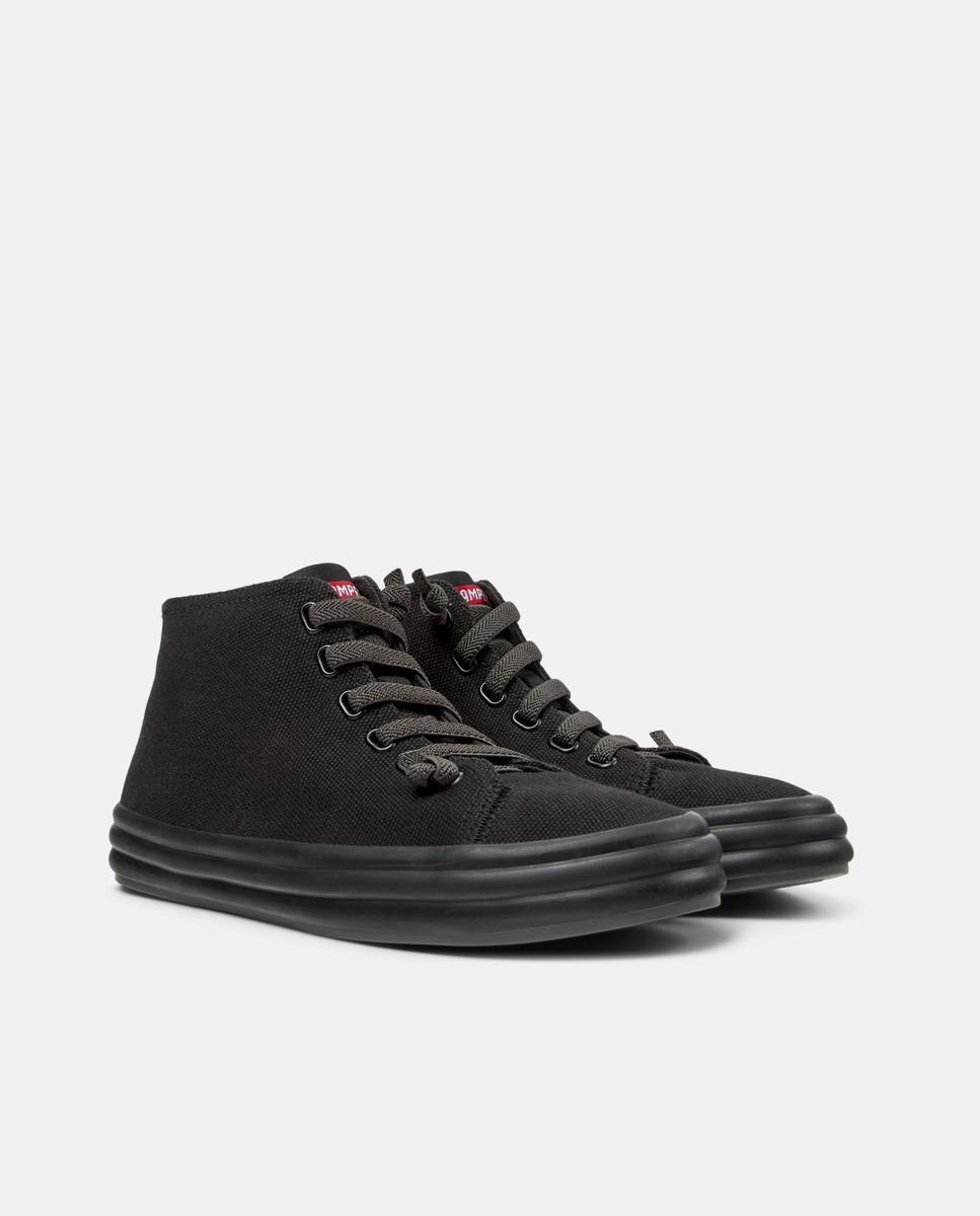 Botins Hoops de Pele Preto-2