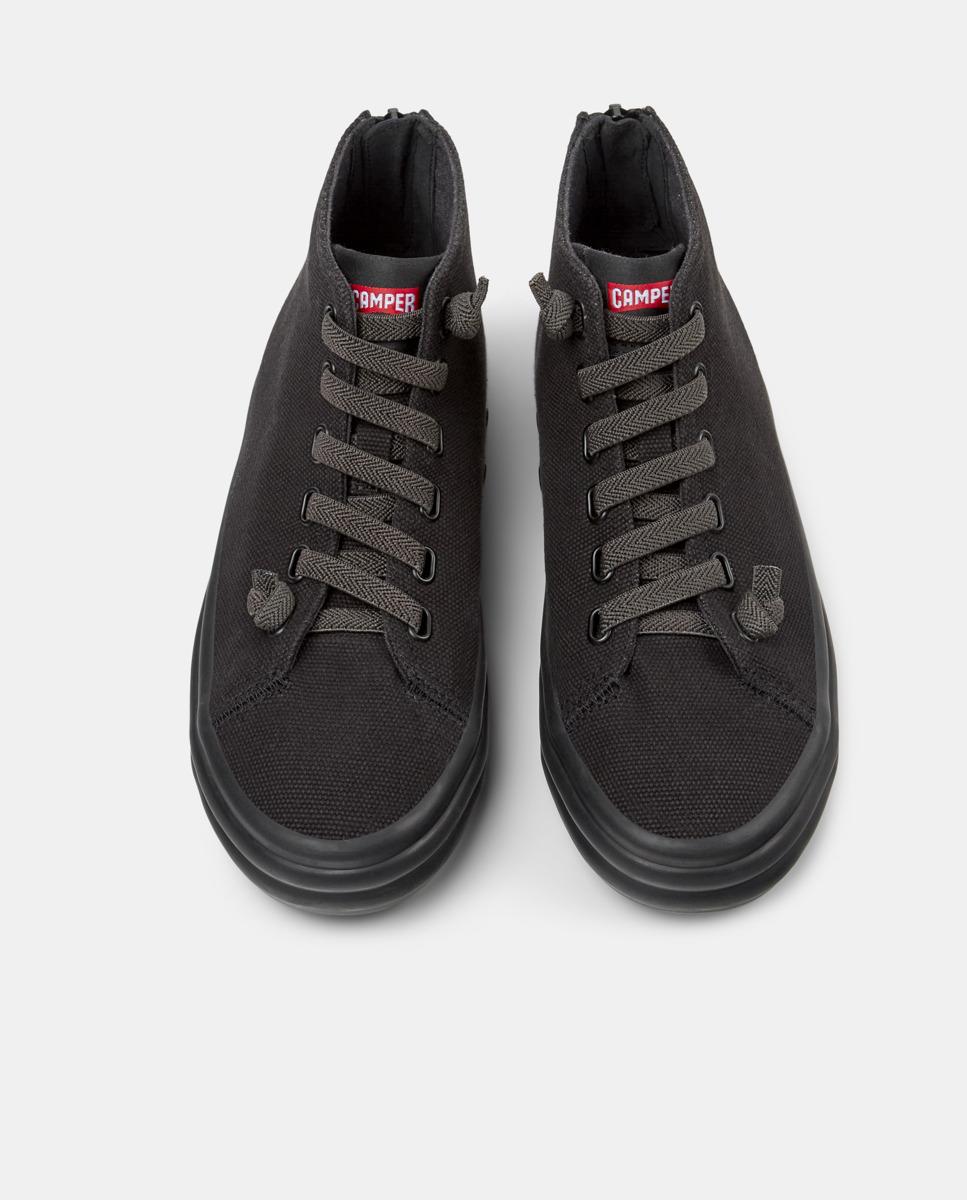 Botins Hoops de Pele Preto-3