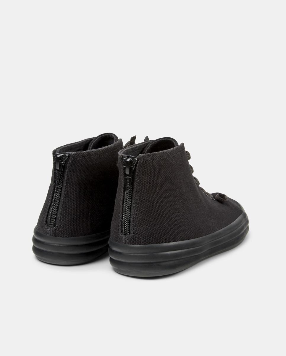 Botins Hoops de Pele Preto-4