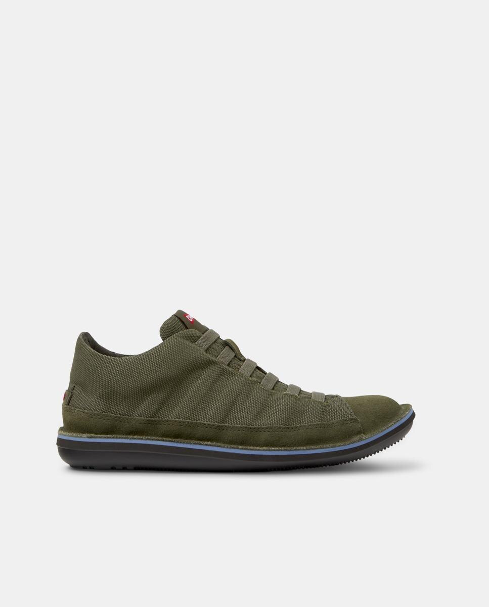 Sapatilhas Desportivas Beetle com Atacadores Verde Azeitona-1