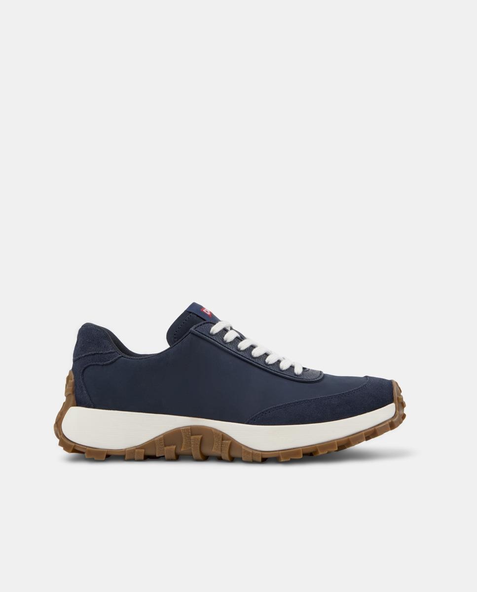 Sapatilhas de Pele Drift Trail com Atacadores Azul-1