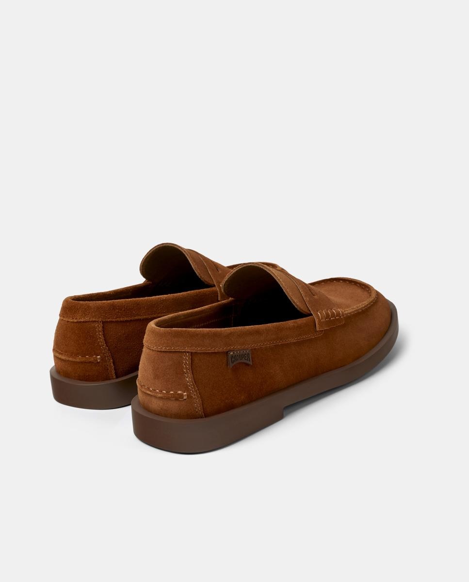 Mocassins Don de Pele Castanho-3
