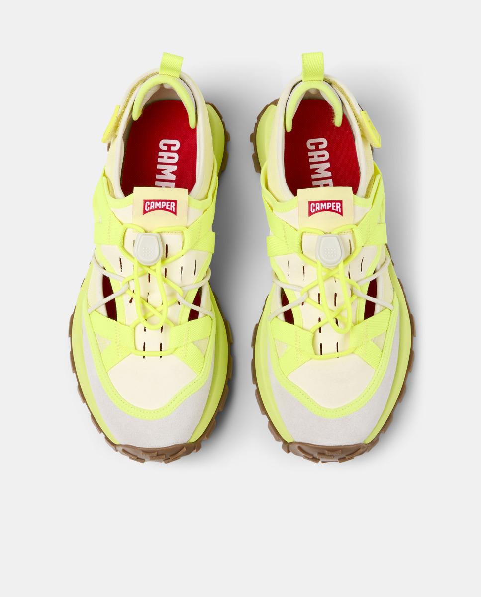 Sapatilhas Desportivas Drift Trail com Atacadores Amarelo-flúor-2