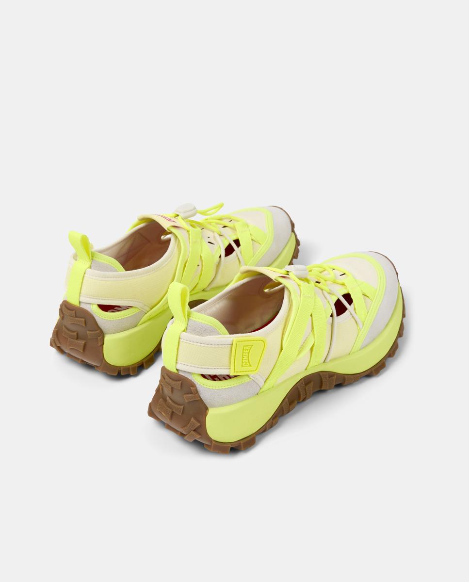 Sapatilhas Desportivas Drift Trail com Atacadores Amarelo-flúor-3