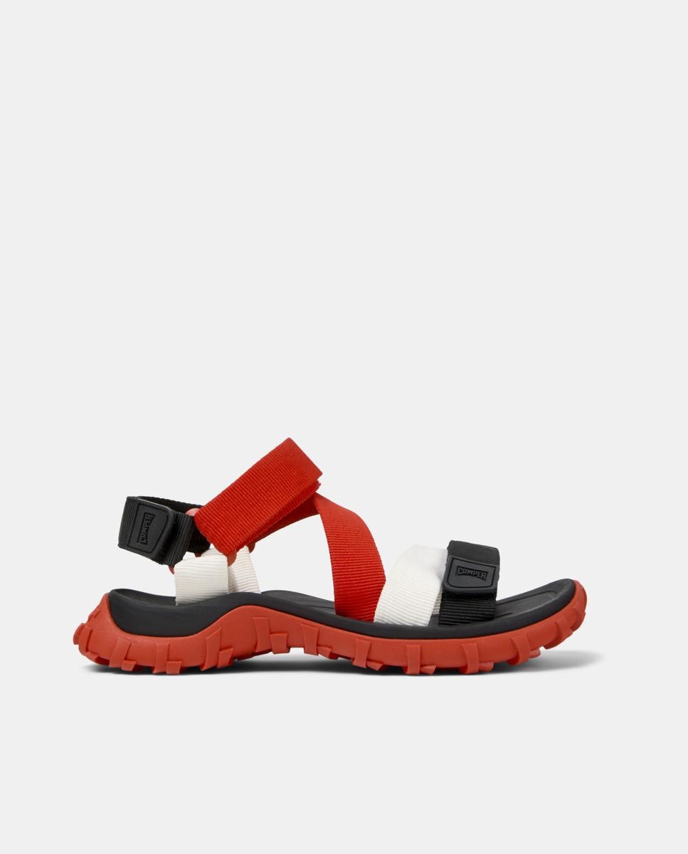Sandálias Drift Trail com Velcro Preto / Vermelho / Branco-1