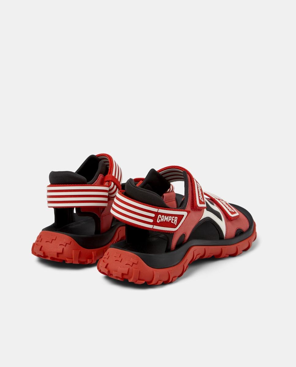 Sandálias Drift Trail com Velcro Vermelho / Preto-3