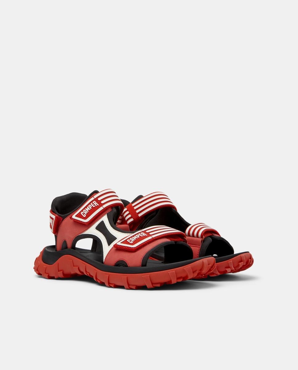 Sandálias Drift Trail com Velcro Vermelho / Preto-5